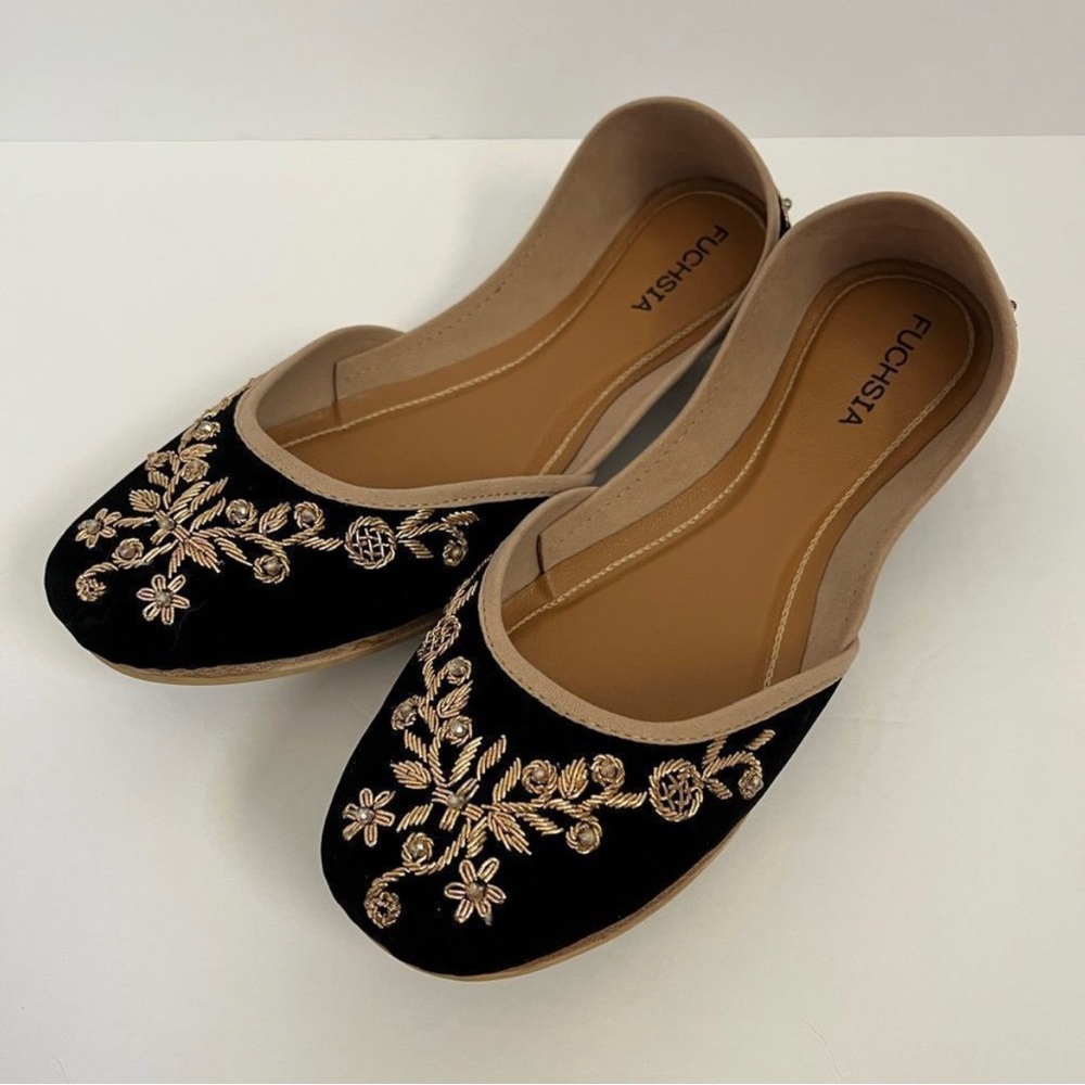 Fuchsia Marina Handmade Flats